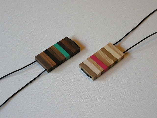Tone Necklaces - Dark and Light Woods