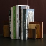 Timber Bookends